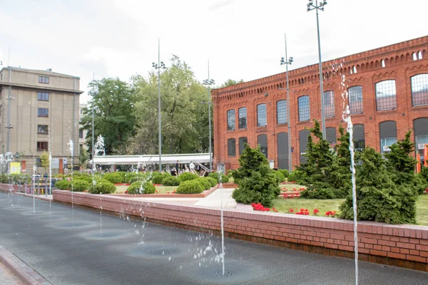 Lodz Polônia Agosto 2019 Principal Centro Comercial Entretenimento Cidade Lodz — Fotografia de Stock