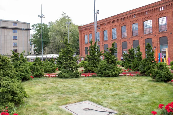 Lodz Polen Augustus 2019 Het Belangrijkste Winkel Uitgaanscentrum Van Stad — Stockfoto