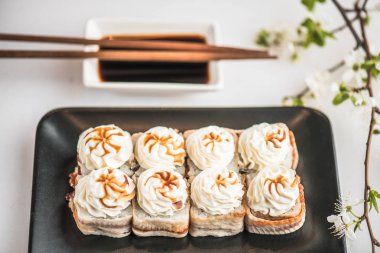 Tabakta Japon Suşi roll