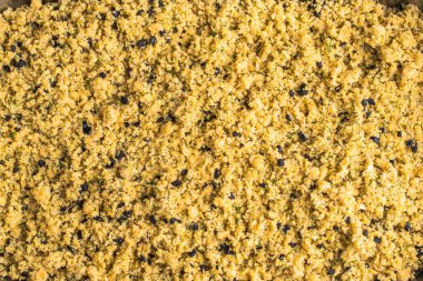 otlar ile pişmiş lezzetli cuscus arka plan