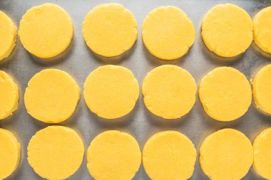 metal yüzeyde yarı mamul ürünlerin yakın çekim