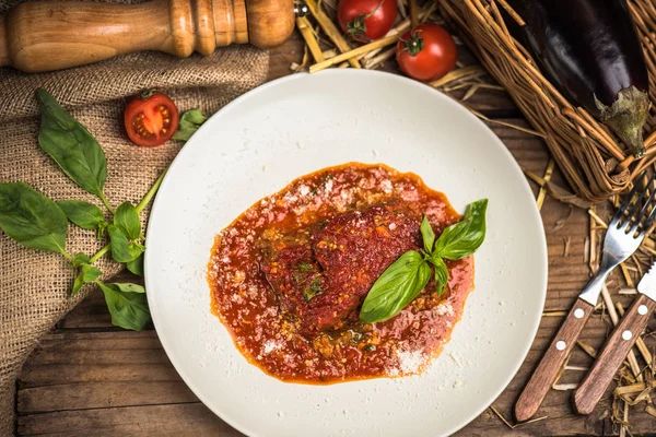 Bolognese sos plaka malzemeler ahşap tablo