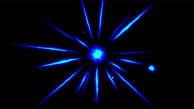 Yangın yıldırım animasyon, çizgi film komik animasyon, alev döngü arka plan,