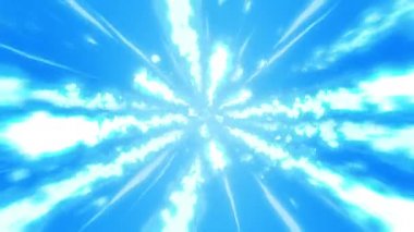 Buhar bulut animasyon. Sis döngü arka plan beyaz duman animasyon çizgi film,