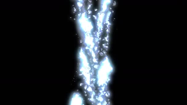 蒸汽云动画 动画片白色烟动画 雾循环背景 — 图库视频影像