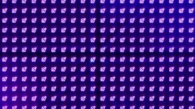 Geometrik piramit deseni. Piramit dansı. İş sembolü döngü animasyonu. İş ağı tasarımı.