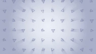 Geometrik piramit deseni. Piramit dansı. İş sembolü döngü animasyonu. İş ağı tasarımı.