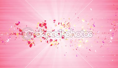 Renkli yaprakları. Çiçeklerin sarmal parlak yaprakları. Çiçek deseni. Güzel dans eden Petal. Spin yaprakları gelen Vortex. Soyut döngü animasyonu.