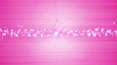 Cherry Blossoms spiral parlak parçacık. Sakura deseni. Japon kiraz dansı. Pembe yaprakları Vortex. Soyut döngü animasyonu.