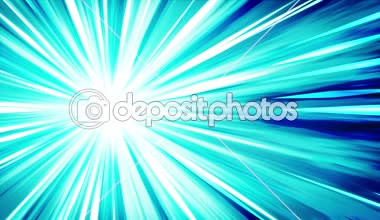 Uzayda yıldız patlaması ışınları. Karikatür ışın döngü animasyon. Gelecekteki teknoloji kavramı arka plan. Çizgiler ile patlama yıldızı.