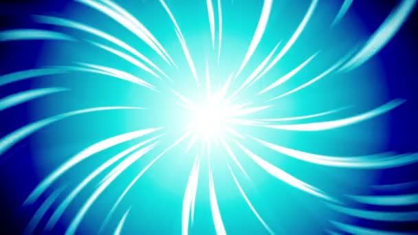 Starburst Strahlen All Zeichentrickfilm Beam Loop Animation Hintergrund Des Zukünftigen — Stockvideo