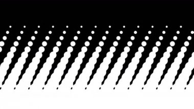 Polka nokta desen animasyon. Modern geometrik daire. Döngü animasyonu.