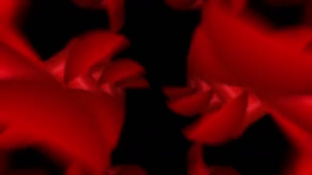 Червона Папір Вертушка Іграшка Вітер Дме Японський Фестиваль Анімація Цикл — стокове відео