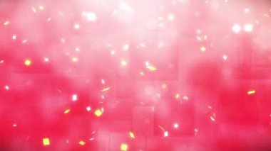 Japon geleneksel süs animasyon. Yeni yıl kültür modeli. Kırmızı arka plan. Döngü animasyonu.