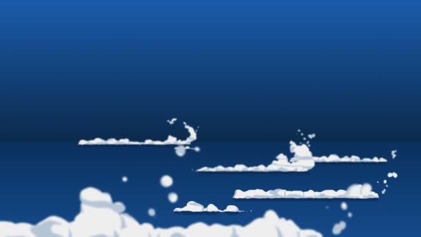 Animation Fumée Par Mouvement Rapide Élément Animation Pour Jeu Nuages — Video