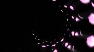 Kiraz çiçeklerinin dönüşü. Kiraz bahar çiçek arka plan. Cg taç yaprağı döngü animasyon. Japon kültürü.