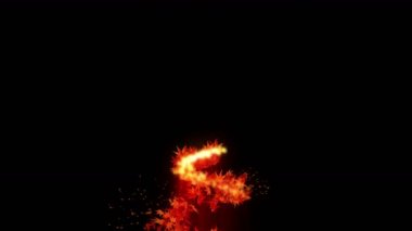 Sonbahar yapraklarının dönüşü. Sonbahar arka plan bırakır. Cg akçaağaç konfeti animasyon. Japon kültürü. Soyut arka plan.