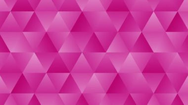 Geometrik şekiller üçgen deseni. Soyut Çokgen döngü animasyonu. Renkli degrade arka plan.