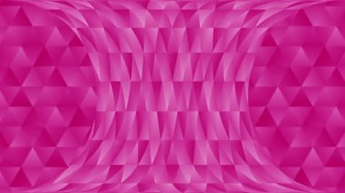 Geometrik şekiller üçgen deseni. Soyut Çokgen döngü animasyonu. Renkli degrade arka plan.