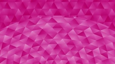 Geometrik şekiller üçgen deseni. Soyut Çokgen döngü animasyonu. Renkli degrade arka plan.