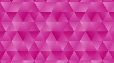 Geometrik şekiller üçgen deseni. Soyut Çokgen döngü animasyonu. Renkli degrade arka plan.