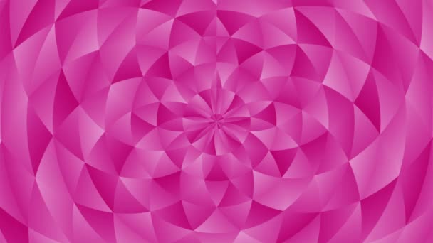 Triangle Pattern Geometric Shapes Abstract Polygonal Loop Animation Colorful Gradient — Stock Video