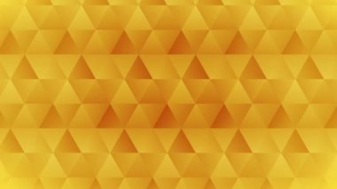 Geometrik şekiller üçgen deseni. Soyut Çokgen döngü animasyonu. Renkli degrade arka plan.