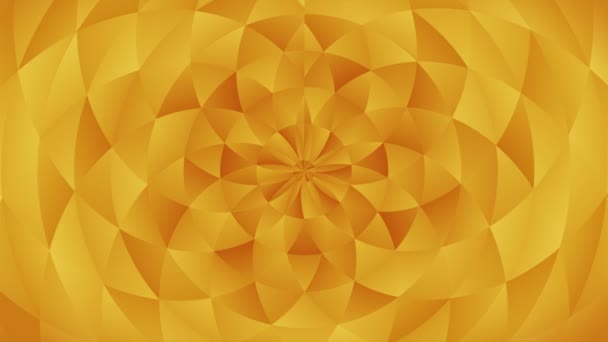 Dreiecksmuster Geometrischer Formen Abstrakte Polygonale Schleifenanimation Farbenfroher Hintergrund — Stockvideo