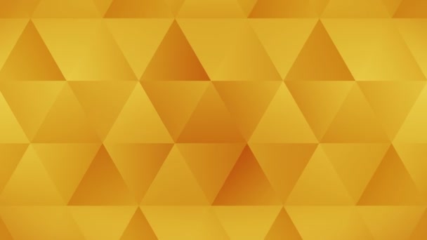 Треугольный Узор Геометрических Фигур Абстрактная Многоугольная Анимация Цикла Цветной Градиентный — стоковое видео