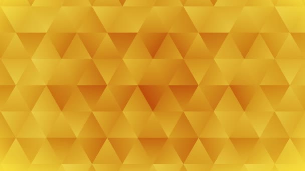 Trojúhelníkový Vzorek Geometrických Tvarů Abstraktní Vícegonální Smyčka Barevné Pozadí Barevného — Stock video