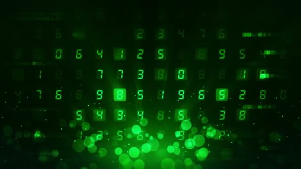 Beaucoup de chiffres arrière-plan. Finance numéro d'entreprise concept de données. Business animation en boucle 3D .