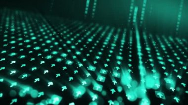 Birçok oklar arka plan. İş ve büyüme konsepti. İş CG döngü animasyonu.