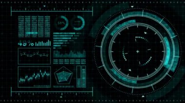Fütüristik oyun hedefi. Nişan alma ve askeri. Keskin nişancı silahının amacı. Neon dijital ekran. Gelecekteki radar ekranı. Teknoloji kavramı. Kamera kayıt vizörü. Oyun kontrol arayüz elemanı.