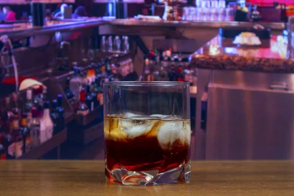 Cóctel Americano Vaso Con Hielo — Foto de Stock