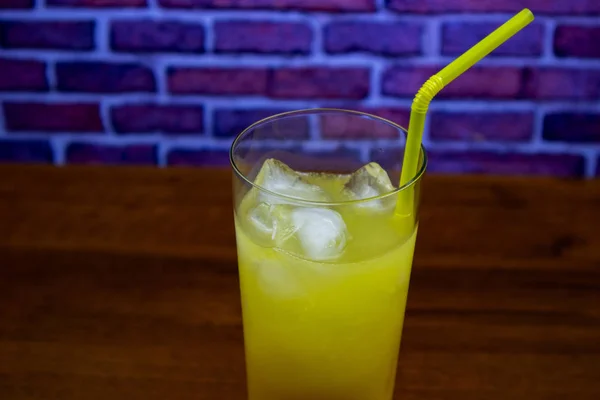 Schraubenzieher Cocktail Wodka Und Orangensaft Highball Glas — Stockfoto