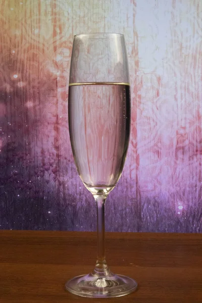 Cocktail Noorderlicht Wodka Met Champagne Citroensap — Stockfoto