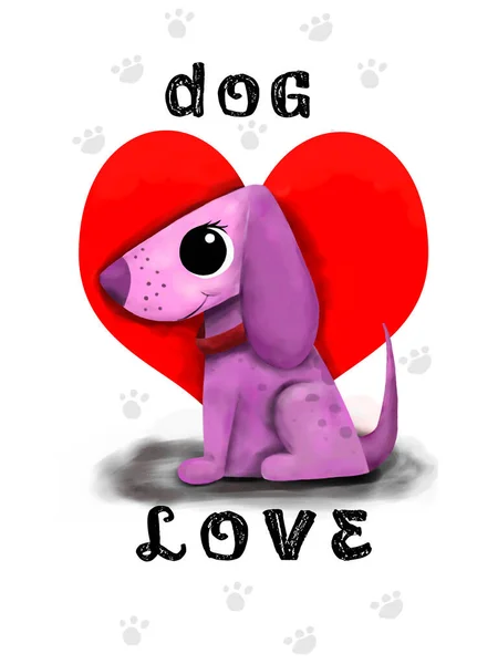 Символ Собачьей Любви — стоковое фото