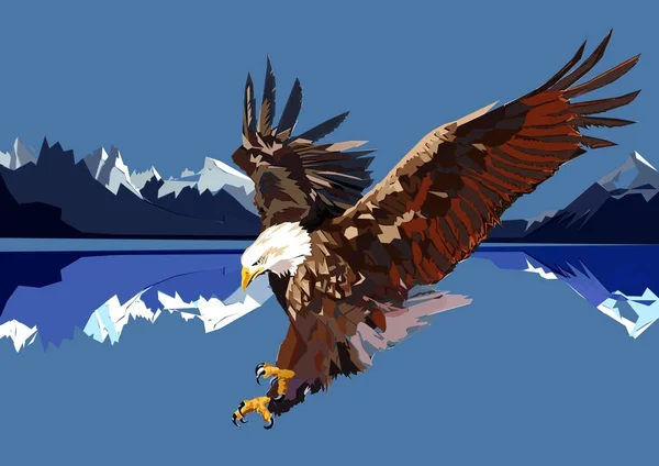 Adler Ist Ein Symbol Der Usa — Stockfoto