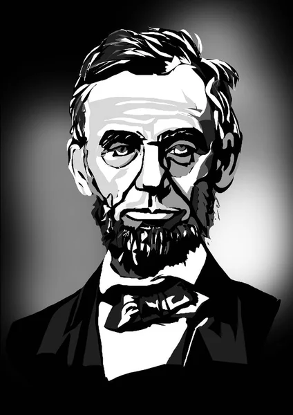 Abraham Lincoln Prezydent Stanów Zjednoczonych — Zdjęcie stockowe