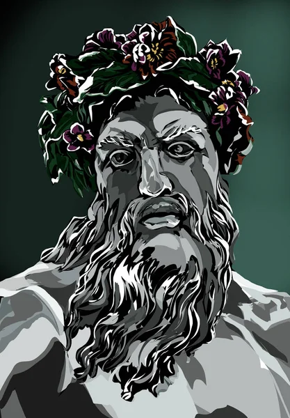 Poseidon Mitologia Grega Antiga Deus Supremo Mar Netuno Mitologia Romana — Fotografia de Stock