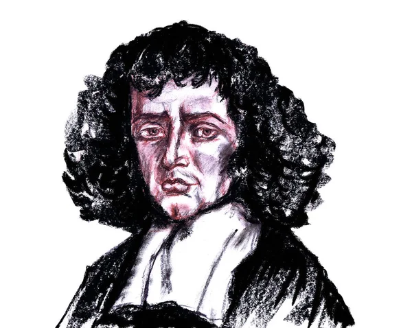 Benedict Spinoza Nee Baruch Spinoza Filosofo Razionalista Olandese Naturalista Origine — Foto Stock