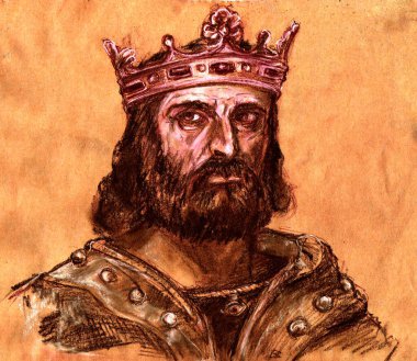 Fransa 'nın bir dizi kralı. Pippinus III Brevis, Carolingian hanedanlığından Frankların ilk kralı, Charlemagne 'nin babası..