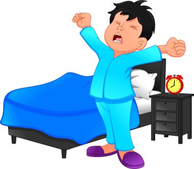 küçük çocuk uyan sabah