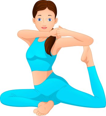 Yoga yapan genç kadınlar