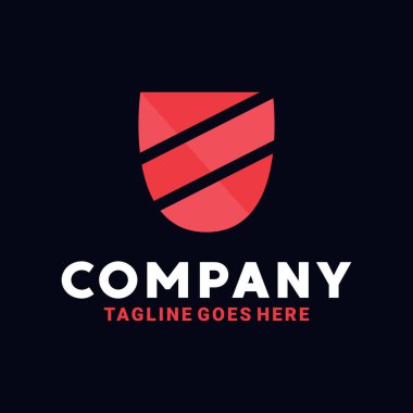 İş ve Şirket için Kalkan Logosu Tasarımı İlham.