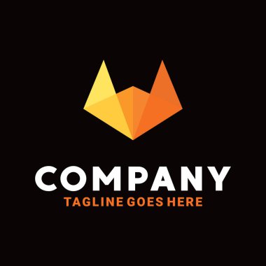 Wolf Logosu İş ve Şirket İçin İlham Tasarımı.