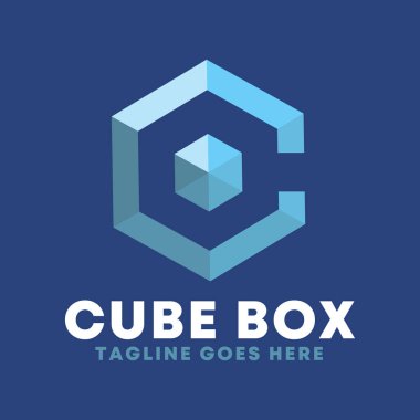 Küp Kutusu Logo Tasarımı İş ve Şirket İçin İlham