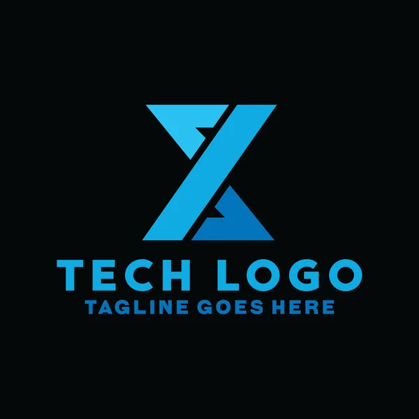 Inspiration de conception de logo de technologie pour les entreprises et la société — Image vectorielle