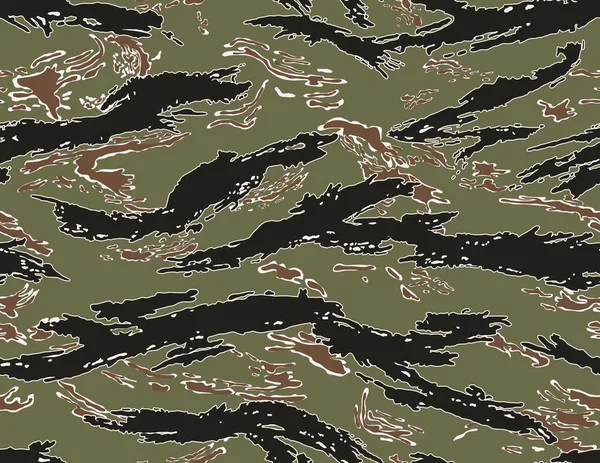 Kamuflaj seamless modeli. Kaplan şeritleri. Dört renk. Moda askeri baskı.