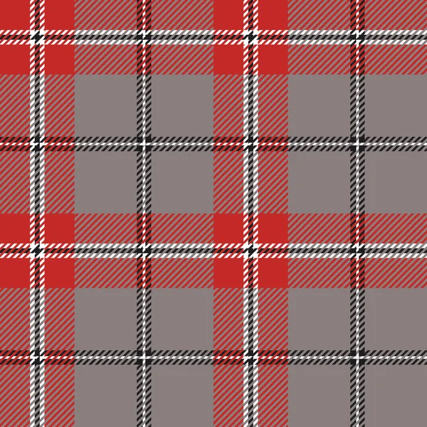 タータン の格子縞のパターン グレー 白と黒のストライプ スコットランド 木こり 流行に敏感なファッションのスタイル — ストックベクタ